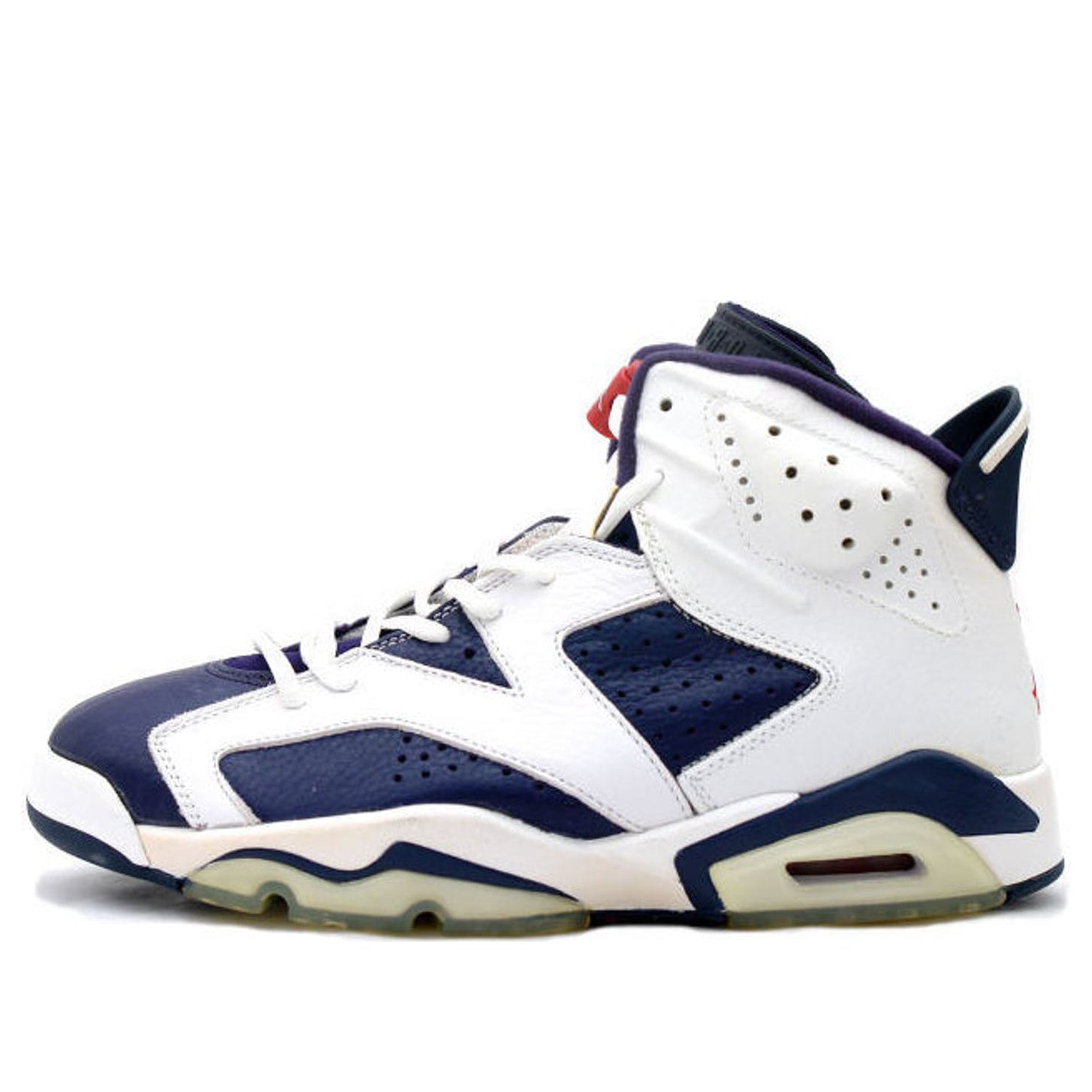 Air Jordan 6 Retro+ 'Olympic' 2000 Midnight Navy/Varsity Red-White 136038-461