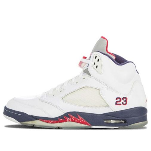 Air Jordan 5 Retro White Midnight Navy 136027-103