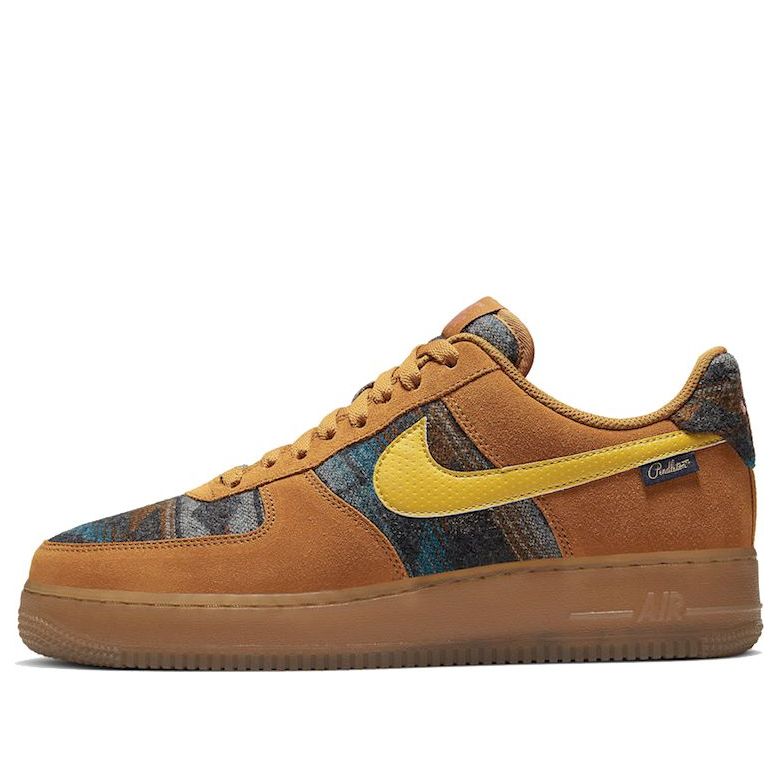 Nike Air Force 1 Low 'N7 Pendleton' Gold Suede/Dark Sulfur CQ7308-700 KICKSOVER