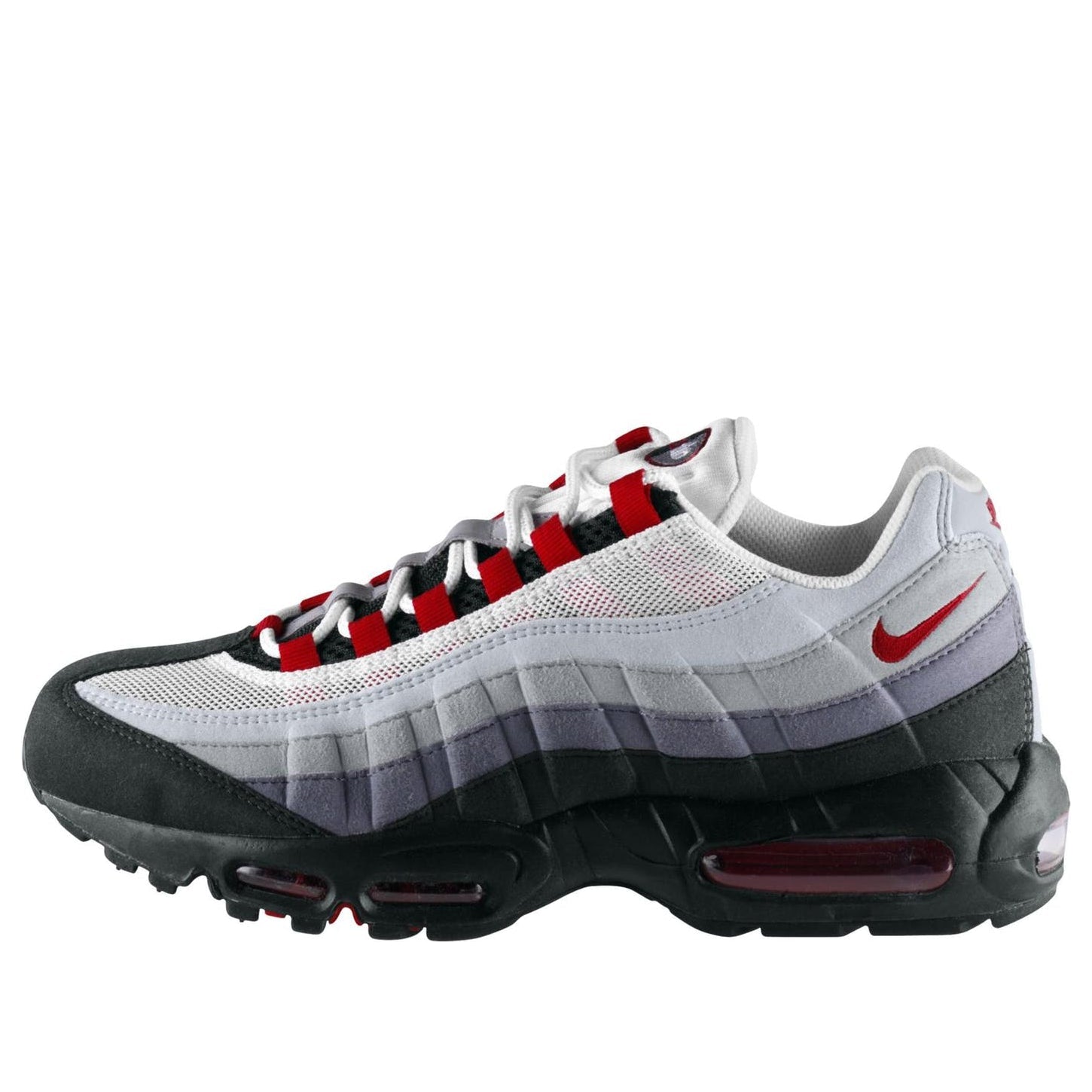 Nike Air Max 95 'White Sport Red Grey' 2009 White/Sport Red-Neutral Grey-Medium Grey 609048-165 sneakmarks