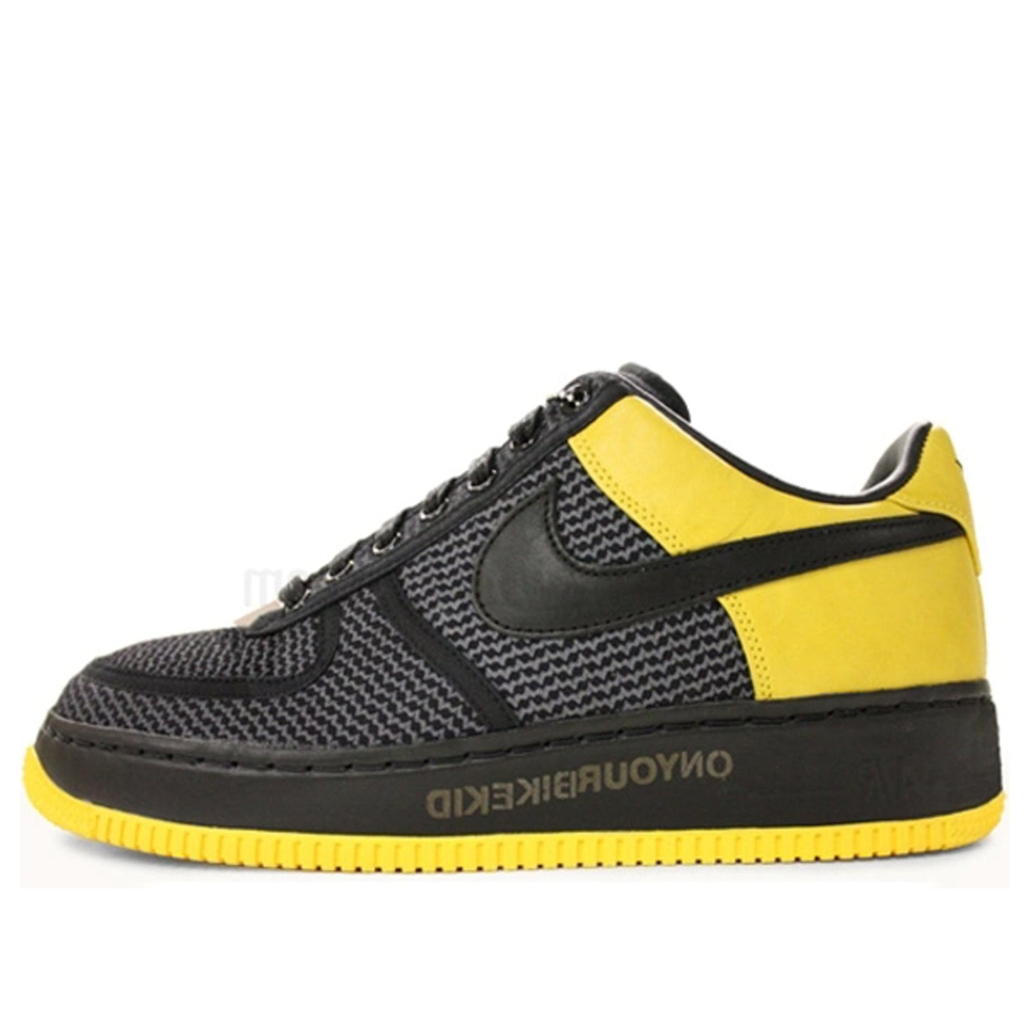 Nike Undefeated x Livestrong x Air Force 1 Low Supreme 'Livestrong' Varsity Maize/Black-Anthracite 318985-700 KICKSOVER