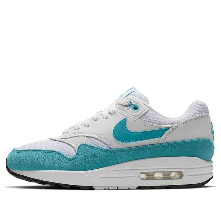 Nike Womens Air Max 1 'Light Blue Fury' White/Light Blue Fury/Black 319986-117 KICKSOVER