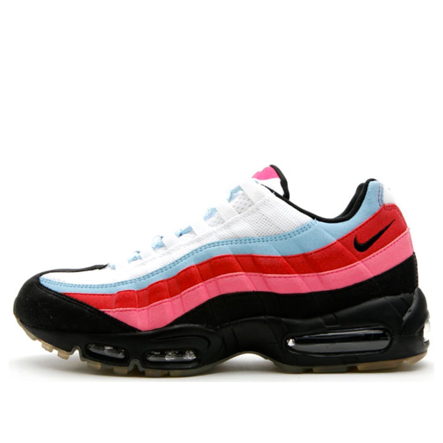 Nike Air Max 95 'Running Man' White/Black-Blue Chill 307272-101 sneakmarks