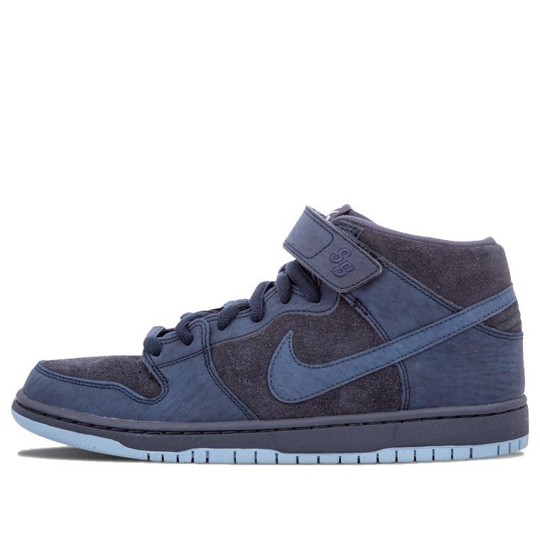 Nike Dunk Mid Pro Sb Dark Obsidian/Thndr Bl-Wrk Bl 314383-444 sneakmarks