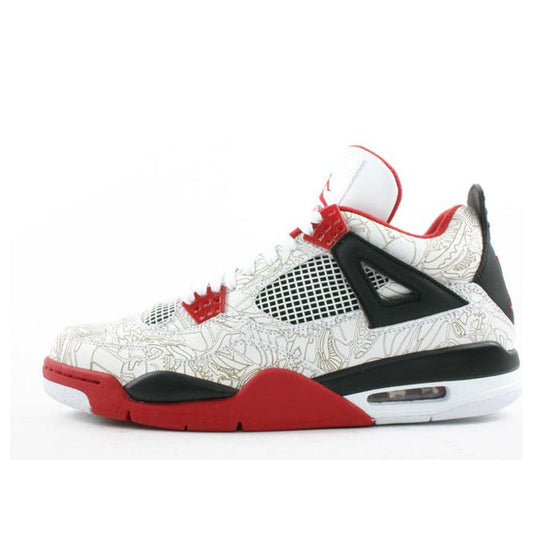 Air Jordan 4 Retro 'Laser' 2005 White/Varsity Red-Black 308497-161