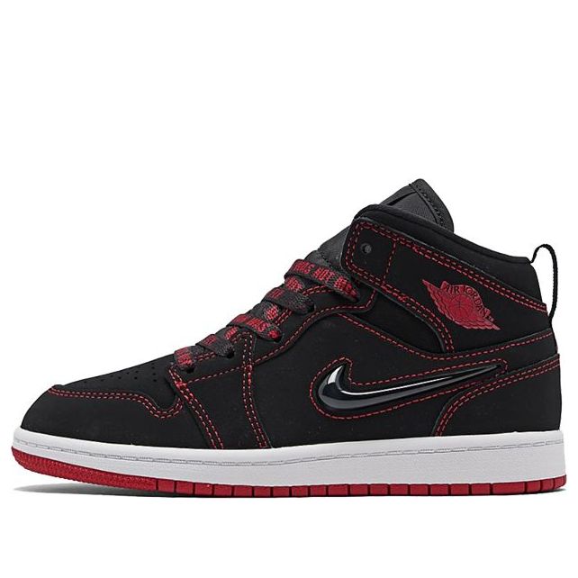 Air Jordan 1 Mid PS SE 'Fearless' Black/Gym Red CU6618-062