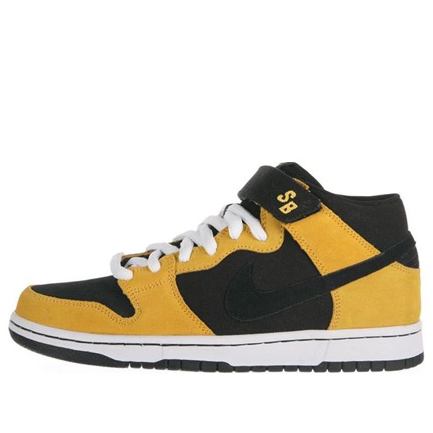 Nike Dunk Mid Pro SB Skateboard 'Wu-Tang' Black/Black-Varsity Mz-Sport Rd 314383-004 sneakmarks