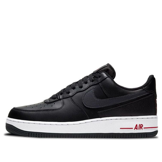 Nike Air Force 1 Low 'Technical Stitch - Bred' Black/Red/White DD7113-001 KICKSOVER