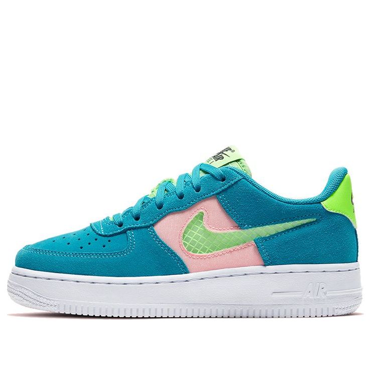 Nike Air Force 1 Low GS 'Transparent Blue Swoosh' CJ4093-300 KICKSOVER