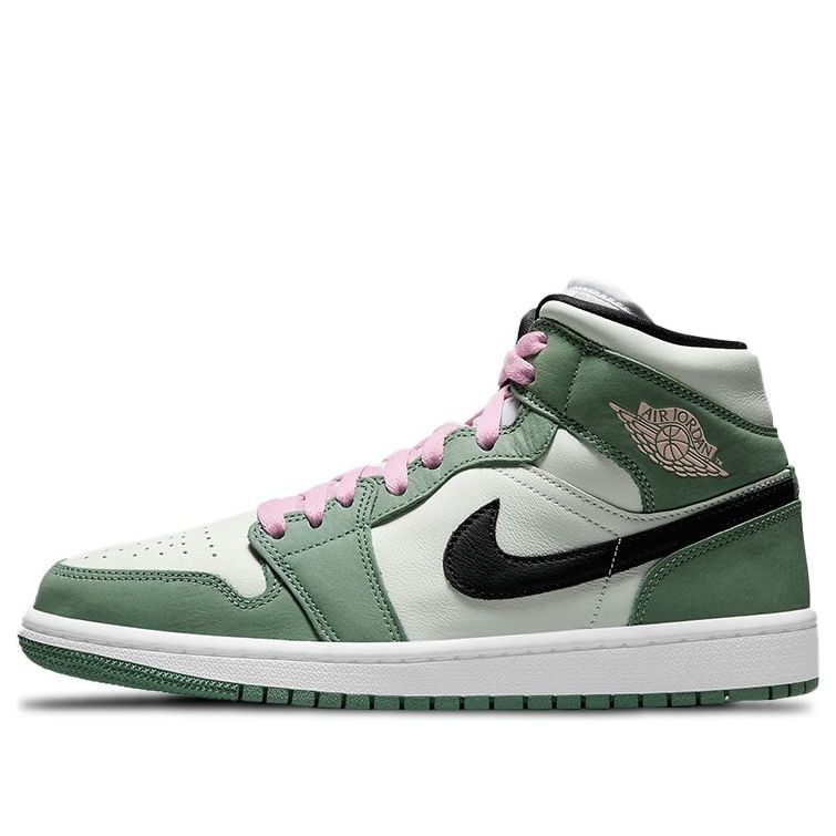 Womens WMNS Air Jordan 1 Mid SE 'Dutch Green' Dutch Green (W) CZ0774-300