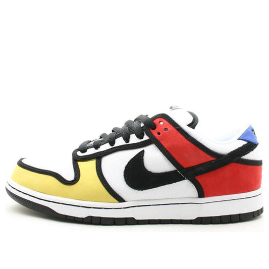 Nike Dunk Low Pro SB Skateboard 'Piet Mondrian' Zest/Black 304292-702 sneakmarks