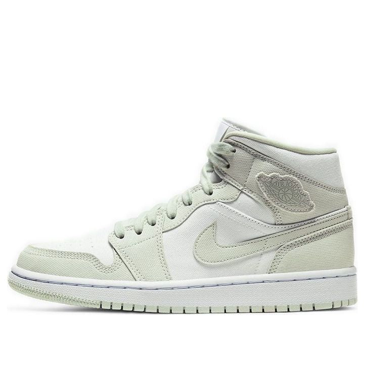 Womens WMNS Air Jordan 1 Mid 'Spruce Aura' White/Spruce Aura CV5280-103