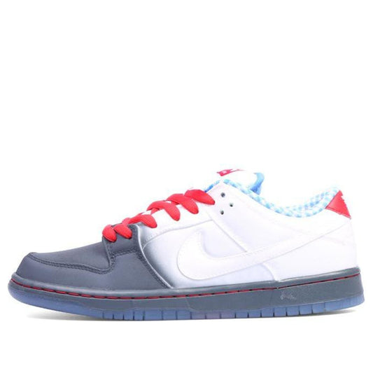 Nike Dunk Low Premium SB Skateboard 'Dorothy' Dark Magenta Grey/White-University Red 313170-020