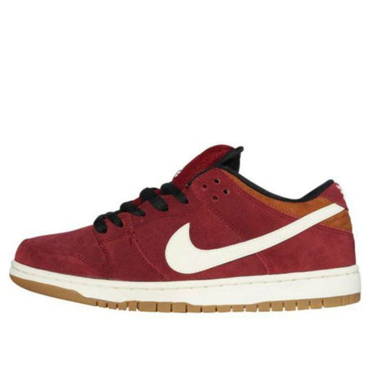 Nike Dunk Low Pro SB Skateboard 'Corduroy' Team Red/Sail-Ale Brown-Black 304292-620 sneakmarks