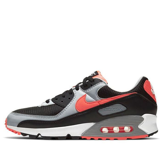 Nike Air Max 90 'Radiant Red' Black/Radiant Red/White/Wolf Grey CZ4222-001 KICKSOVER