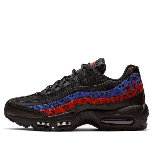 Nike Womens Air Max 95 'Leopard Pack' Black/Black-Habanero Red CD0180-001 sneakmarks