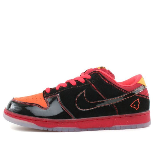 Nike Dunk Low Premium SB Skateboard 'Hawaii' Black/Black-Deep Orange 313170-003