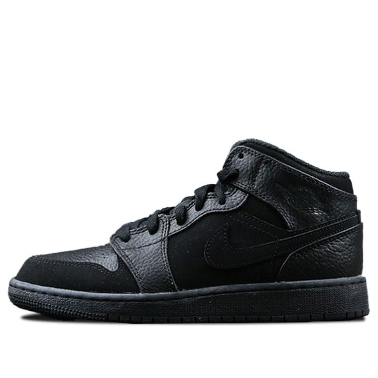 Air Jordan 1 Mid (GS) Black 554725-064