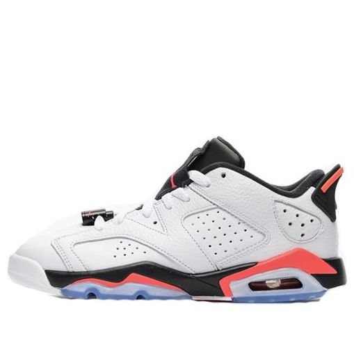 Air Jordan 6 Retro Low BG White Infrared 768881-123