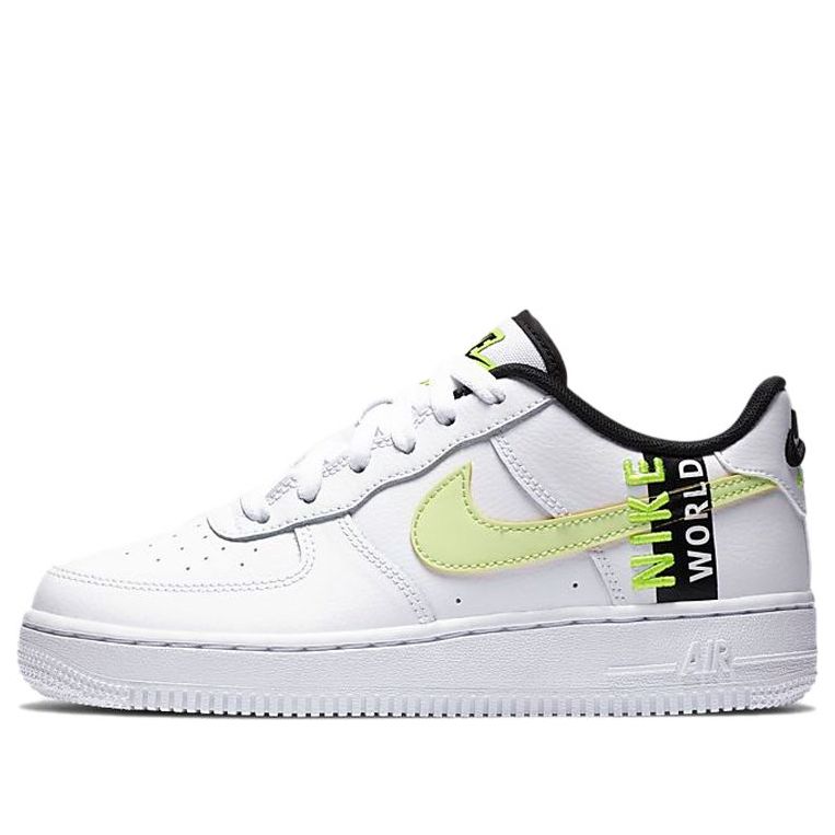 Nike Air Force 1 Low GS Worldwide Pack - White Barely Volt CN8536-100 KICKSOVER