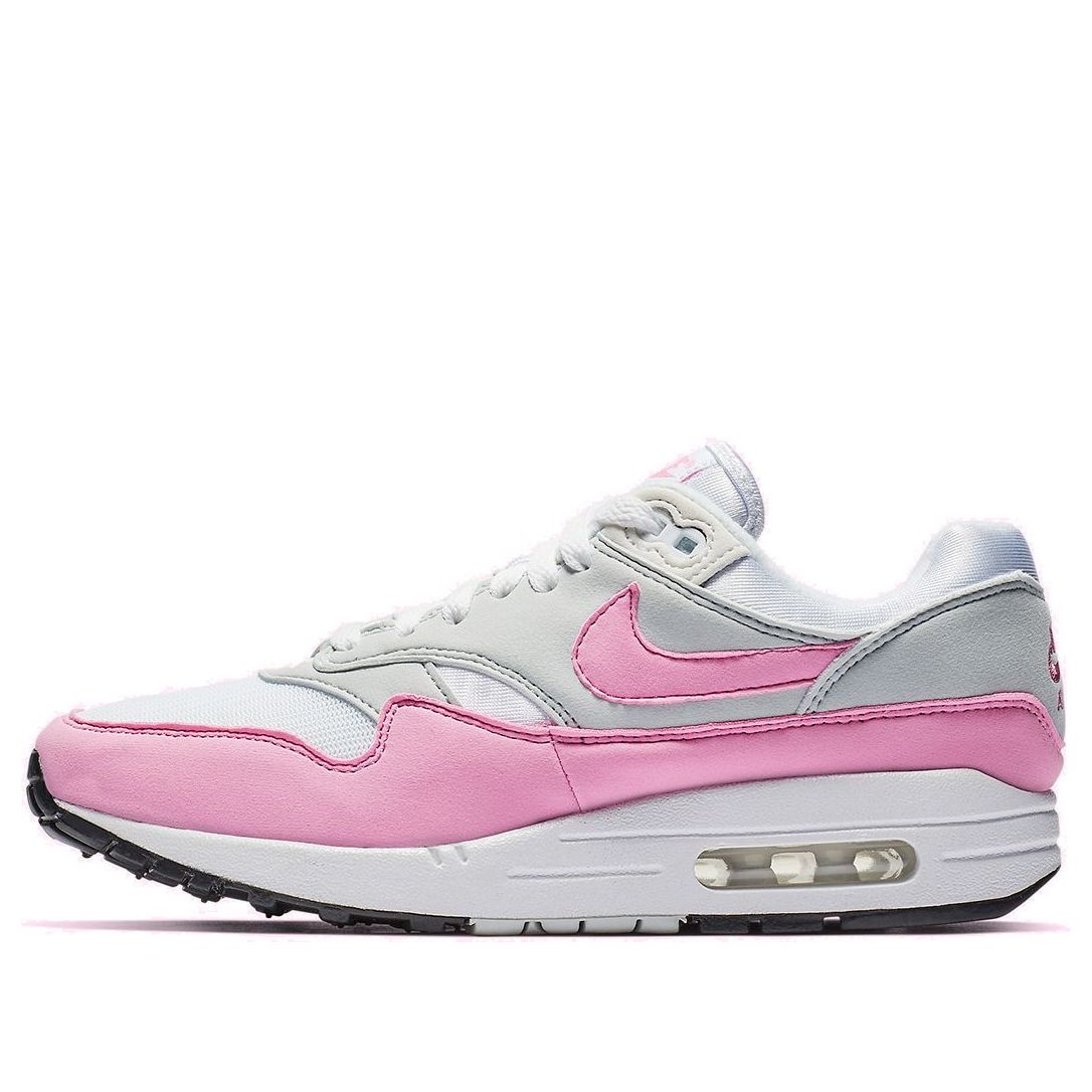 Womens Air Max 1 'Psychic Pink' White/Psychic Pink-Neutral Grey-Black BV1981-101 KICKSOVER