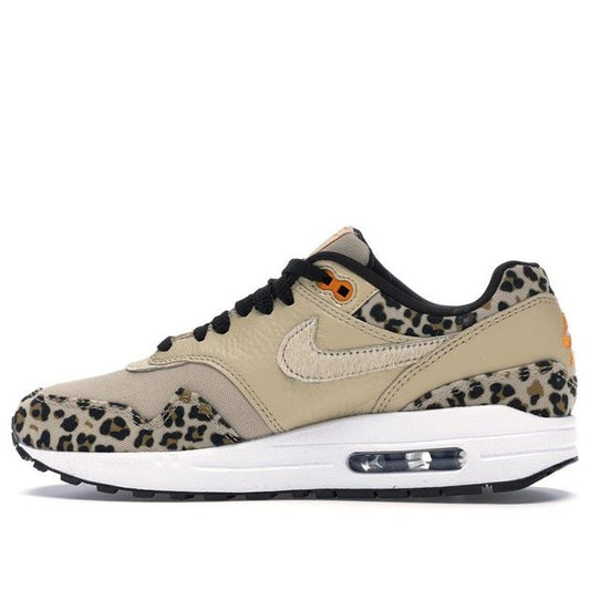 Nike Womens Air Max 1 Premium 'Leopard' Desert Ore/Orange Peel/Black BV1977-200 KICKSOVER