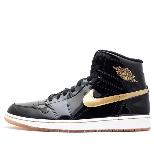 Air Jordan 1 Retro High OG 'Black Gold PL' Black/Metallic Gold-White 555088-019