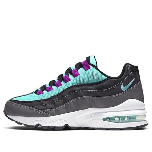 Nike Air Max 95 GS 'Gunsmoke Aurora Green' Gunsmoke/Aurora Green/Black/White 905348-034 sneakmarks