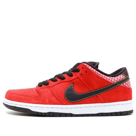 Nike Dunk Low Premium SB Skateboard 'Firecracker' Challenge Red/Black-White 313170-602