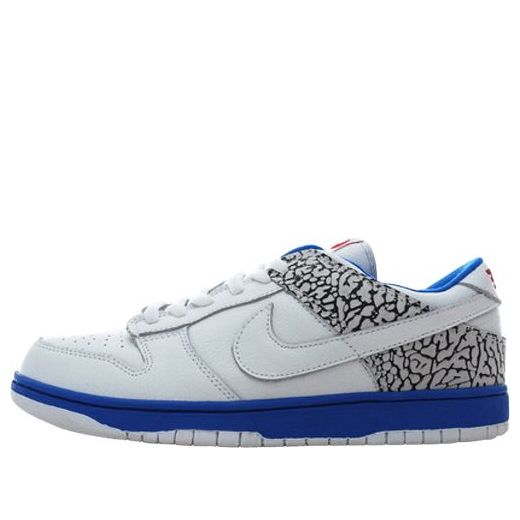 Nike Dunk Low Cl 'Jordan Pack' White/White-Medium Grey 304714-119