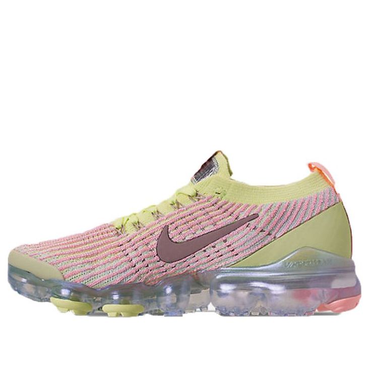 Nike Womens Air VaporMax Flyknit 3 Barely Volt Pink Tint AJ6910-700 KICKSOVER