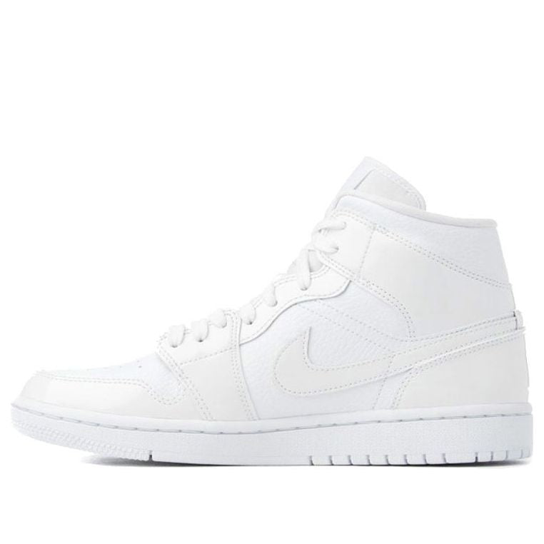 Womens WMNS Air Jordan 1 Mid Triple White BQ6472-100