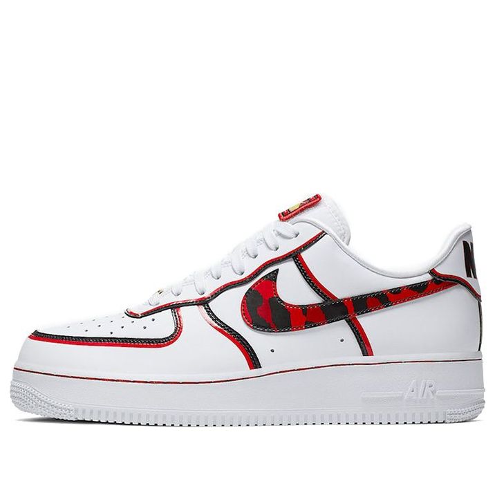 Nike Air Force 1 Low '07 'Rodman' White/Black-University Red CK6686-100 KICKSOVER