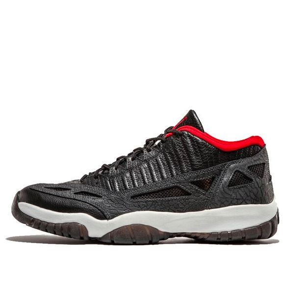 Air Jordan 11 Retro Low 'IE' 2003 Black/Varsity Red-Dark Charcoal 306008-061