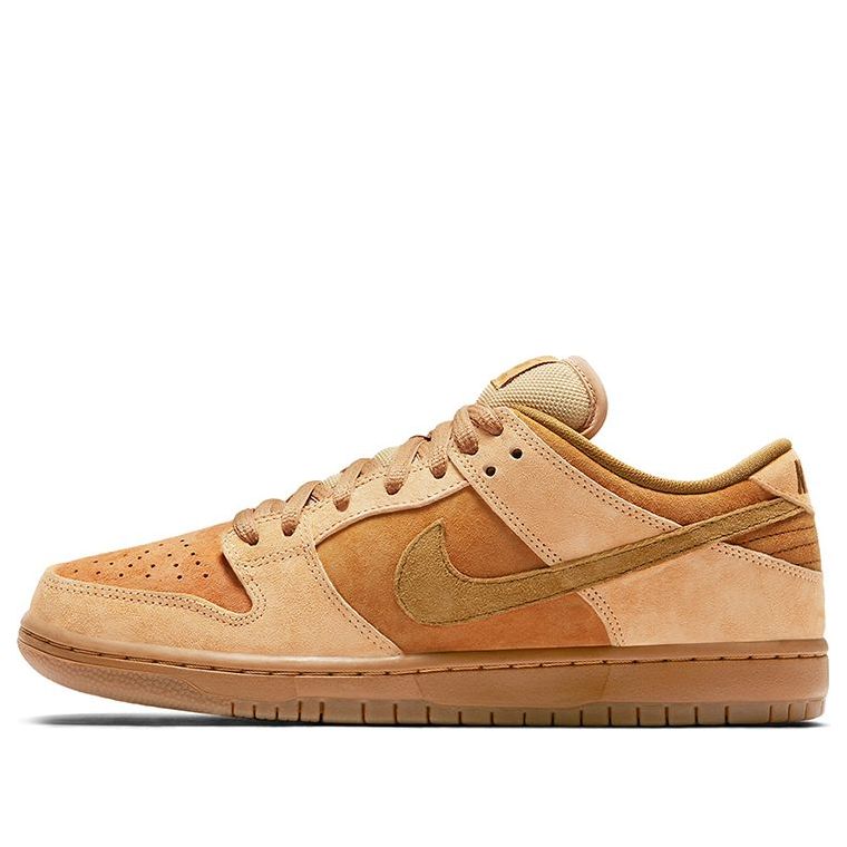 Nike SB Skateboard Dunk Low 'Reverse Reese Forbes Wheat' Dune/Twig-Wheat-Gum Medium Brown 883232-700