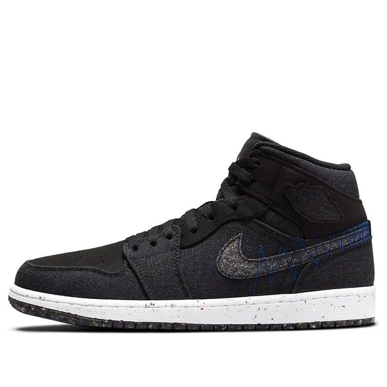 Air Jordan 1 Mid Crater Black Racer Blue DM3529-001