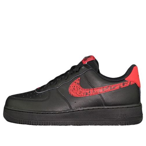 Nike Air Force 1 Low 'Red Paisley Black/University Red-University Red AO3154-001 KICKSOVER