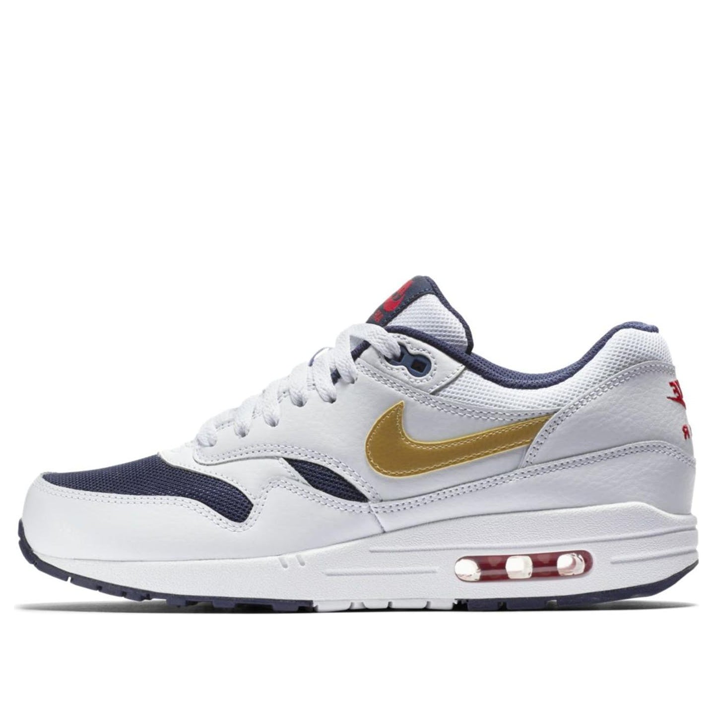 Nike Air Max 1 Essential White Midnight Navy 537383-127 KICKSOVER