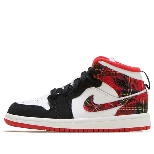 Air Jordan 1 Mid PS 'Bad Santa' University Red/Black-White 640734-607