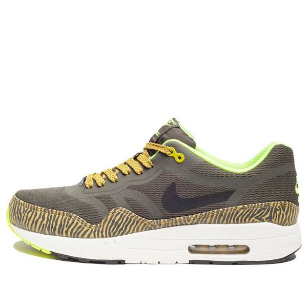 Nike Air Max 1 PRM TAPE Newsprint Gold 599514-007 KICKSOVER