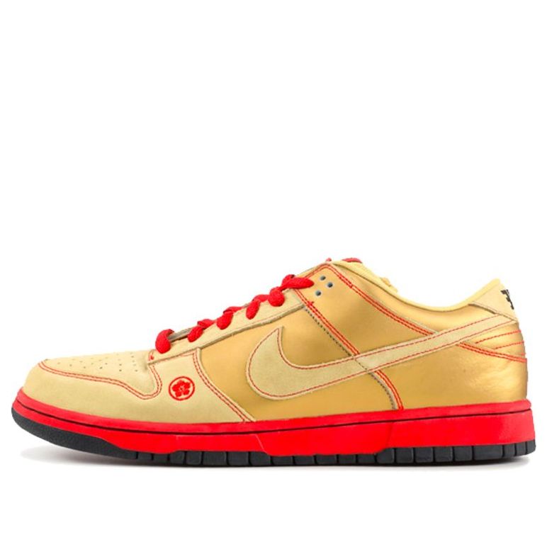 Nike Dunk Low Pro SB Skateboard 'Money Cat' Metallic Gold/Golddust 304292-771 sneakmarks