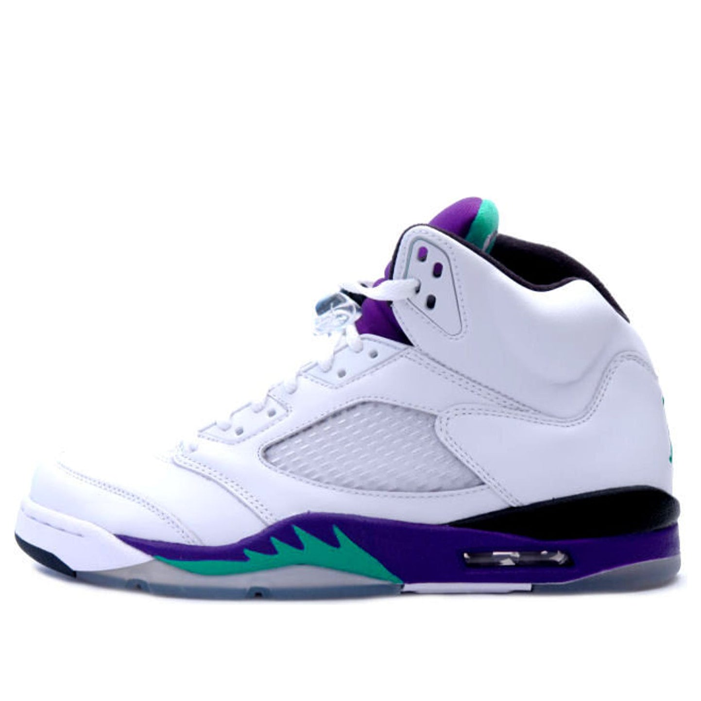 Air Jordan 5 Retro LS 'Grape' 2006 White/Emerald Green-Grape Ice 314259-131