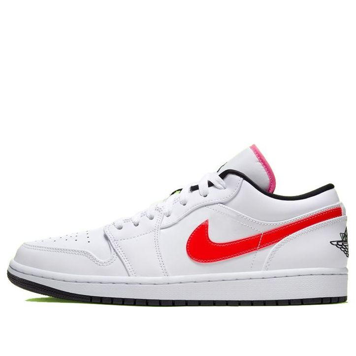 Air Jordan 1 Low 'Multi-Color Swoosh' White/Multi-Color/Black CW7009-100