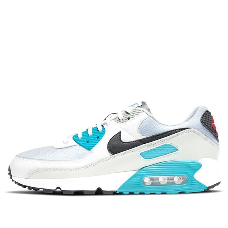 Nike Air Max 90 'Chlorine Blue' White/Iron Grey/Chlorine Blue CV8839-100 KICKSOVER