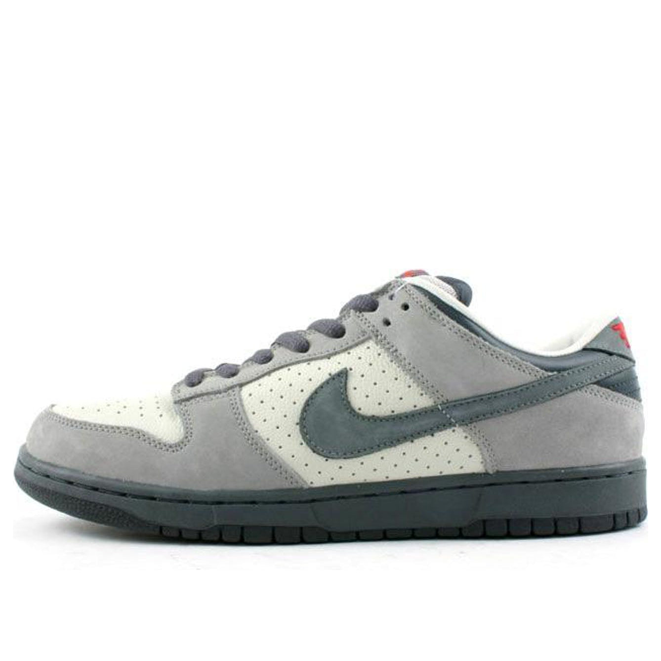 Nike Dunk Low Pro SB Skateboard 'Band Aid' Light Bone/Flint Grey 304292-006 sneakmarks