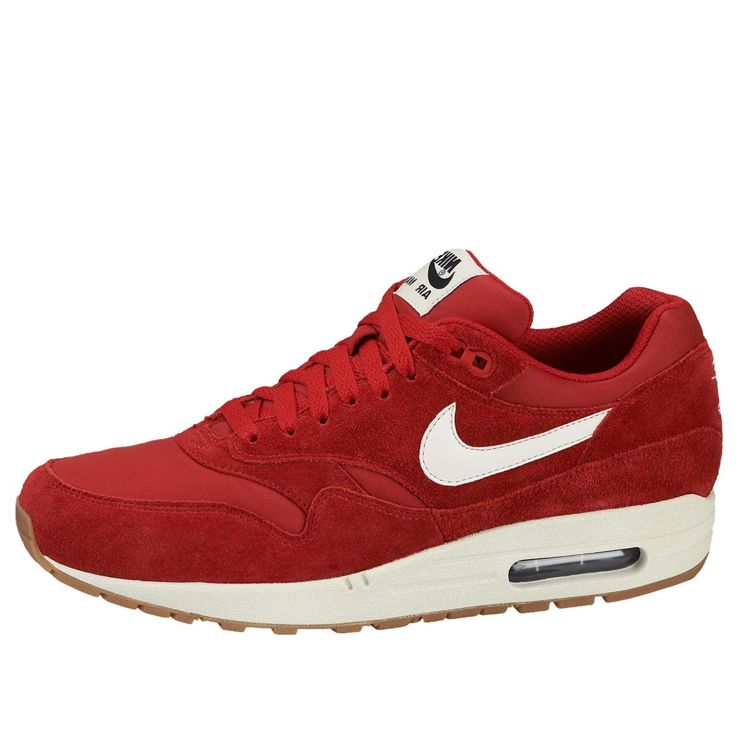 Nike Air Max 1 Essential 'Gym Red Sail' Gym Red/Sail/Black/Black 537383-611 KICKSOVER