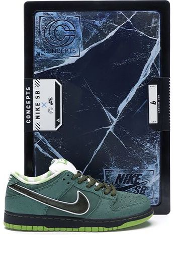 Nike Concepts x SB Skateboard Dunk Low Green Lobster BV1310-337(S-BOX)