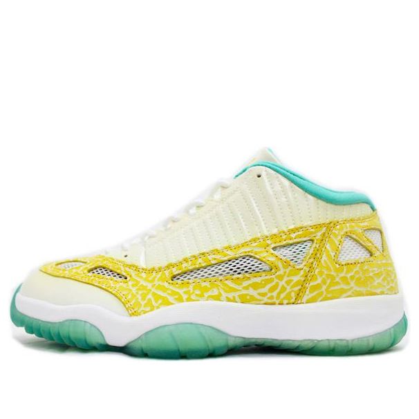 Air Jordan 11 Retro Low LS 'Azure' White/Varsity Maize-Azure 316319-171