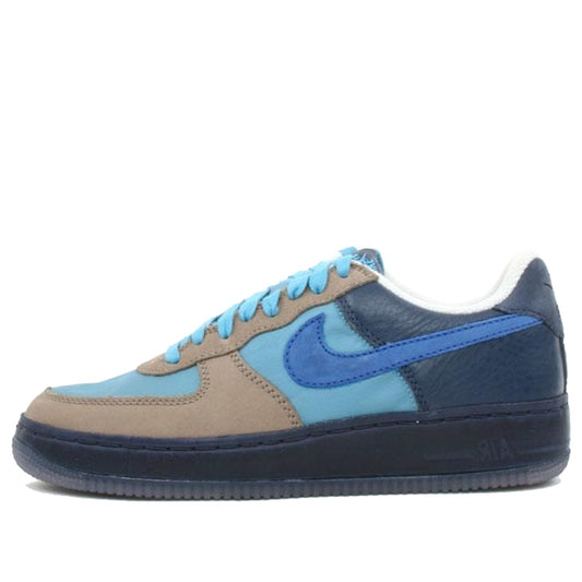 Nike Air Force 1 Low Io Premium 'Stash' Harbor Blue/Sport Royal-Soft Grey 313213-441 KICKSOVER