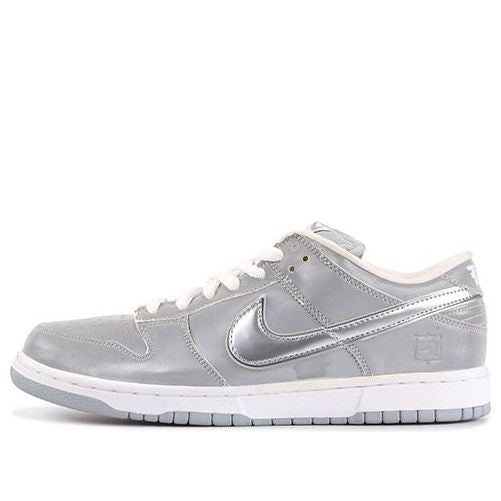 Nike Dunk Low Pro SB Skateboard 'Medicom 3' Silver/Chrome 304292-008 sneakmarks